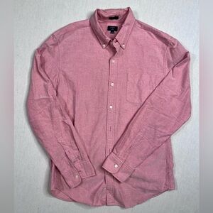 J Crew Men's Button Down Slimfit Oxford Shirt, 100% cotton size large